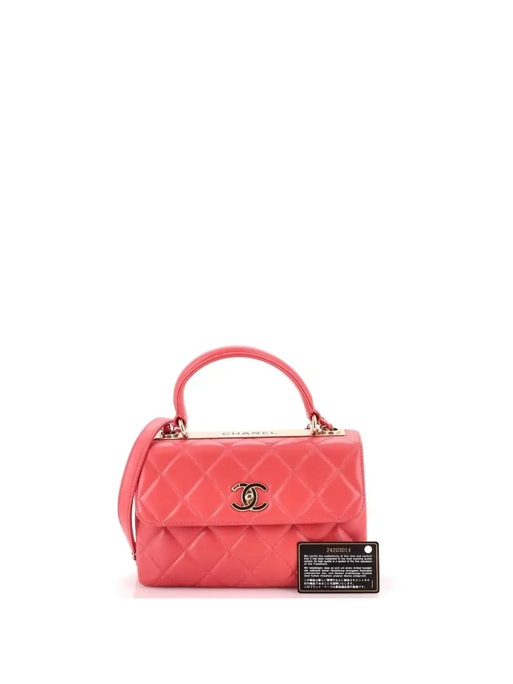Chanel Trendy Cc Top Handle Bag Quilted #301687C45B
